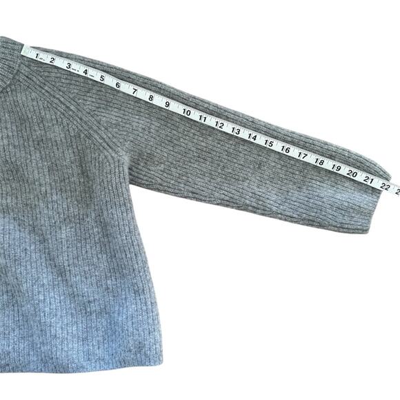 Quince Washable Cashmere Fisherman Tunic Sweater Heather Grey Size XL (12) - Picture 10 of 11